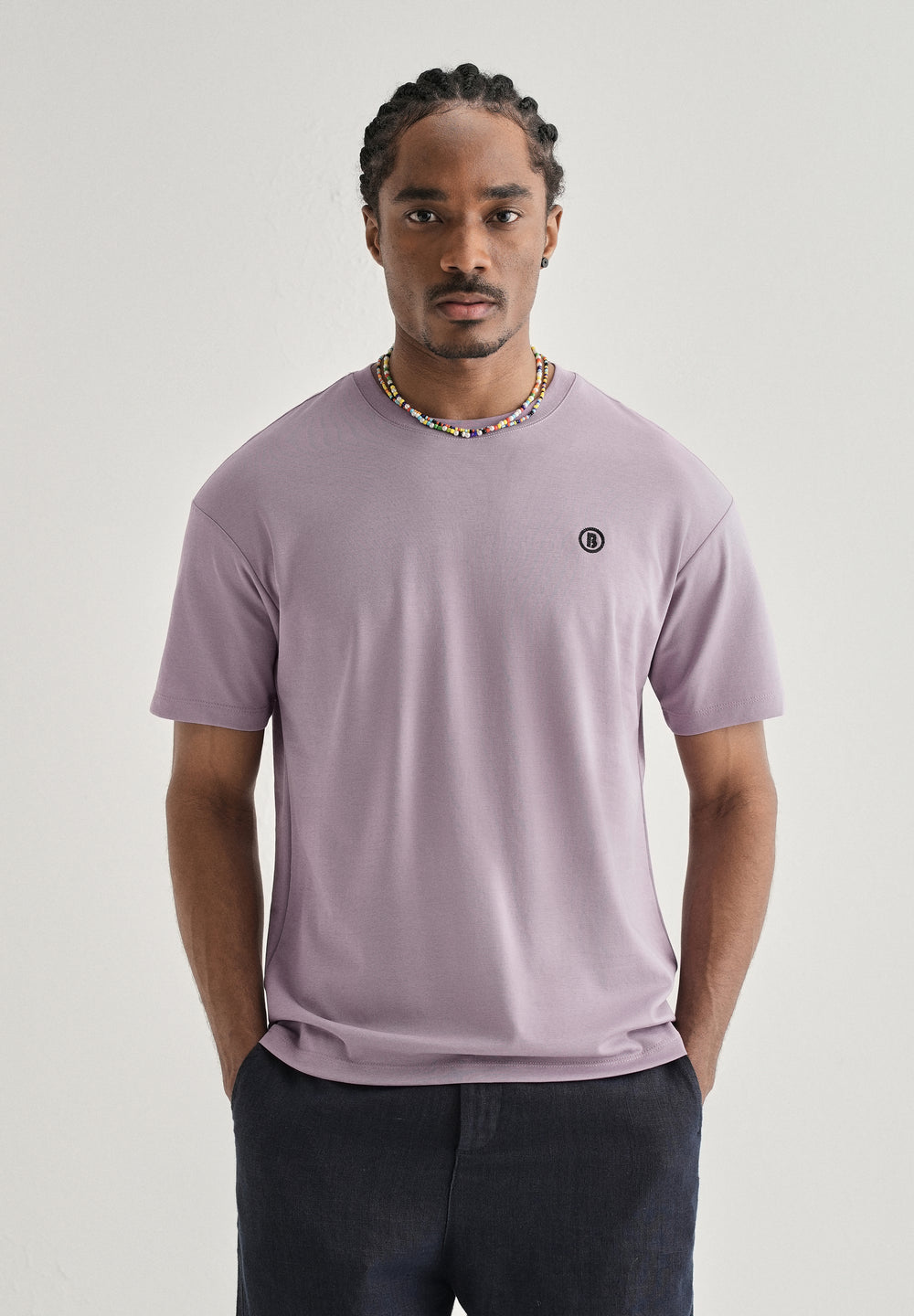 Lavender Crew Neck T-shirt