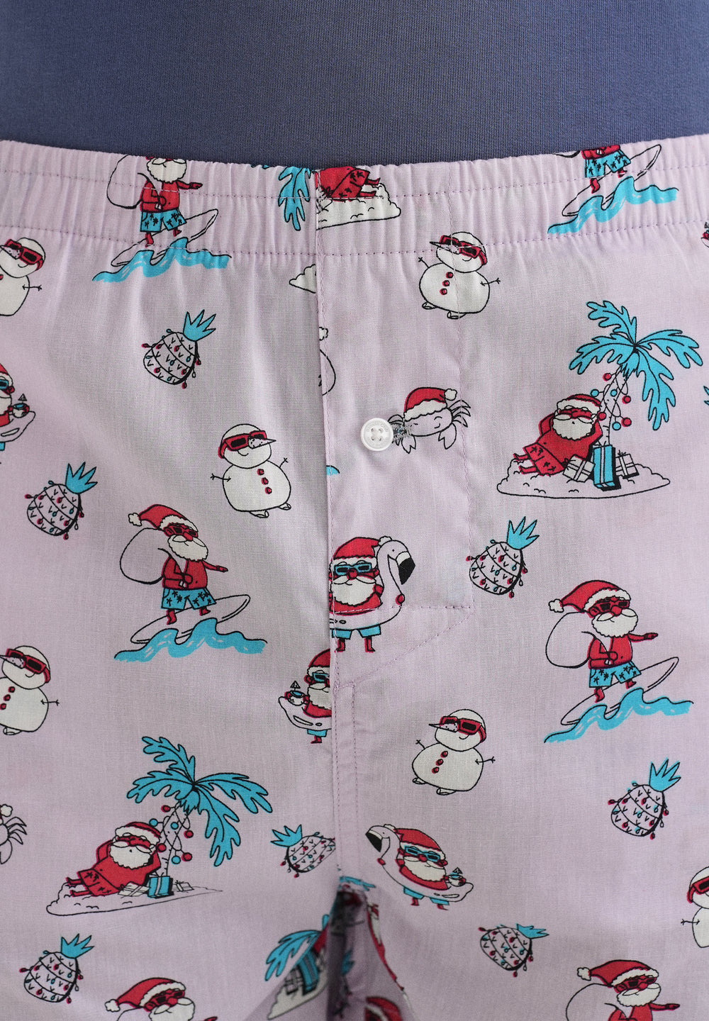 Lavender Xmas Printed Boxer