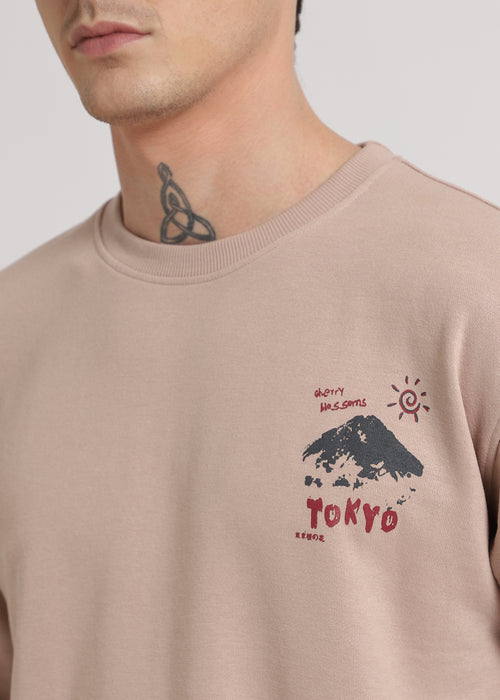 Light Beige Oversized T-shirt