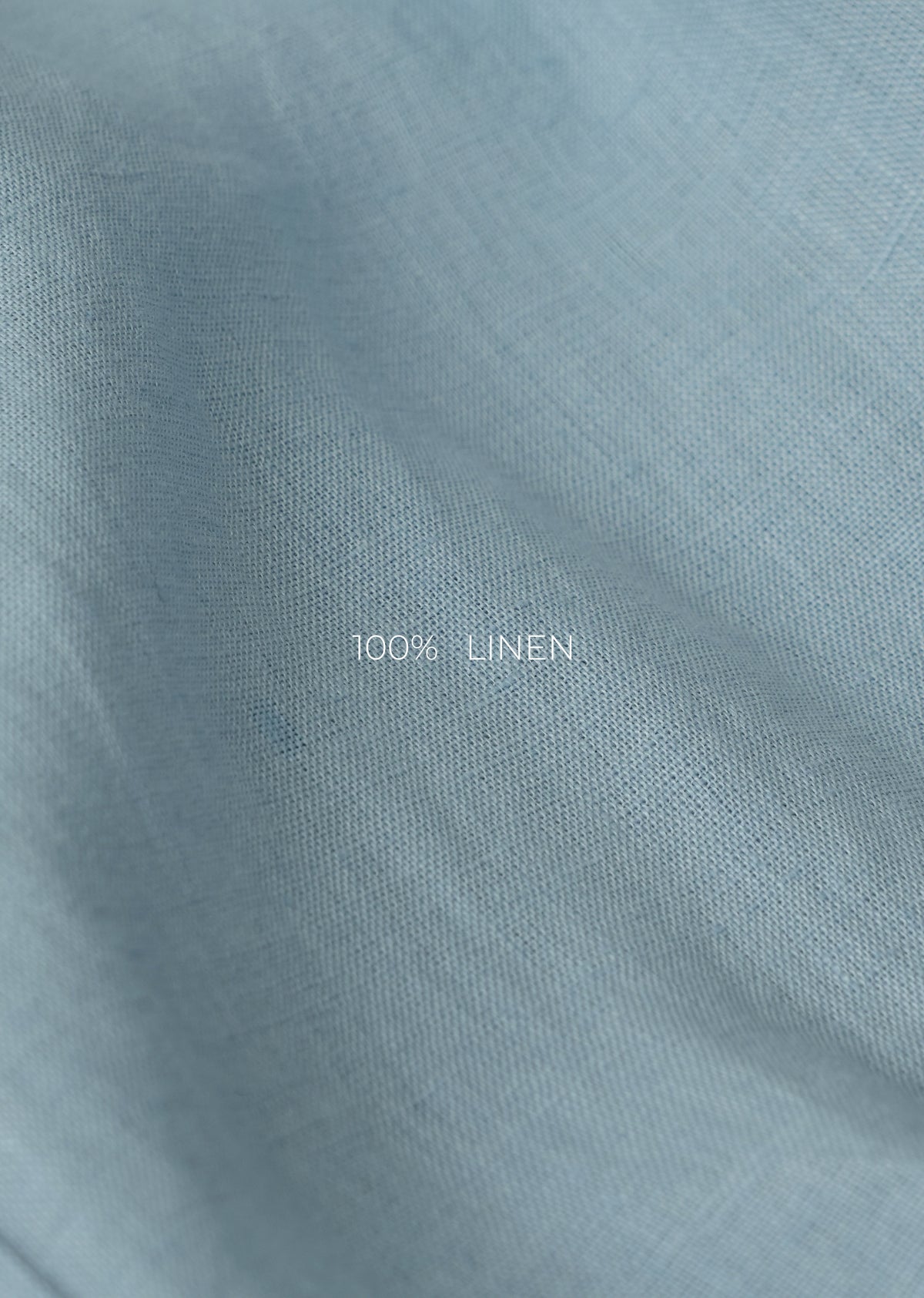 Light Blue 100% Pure Linen Shirt
