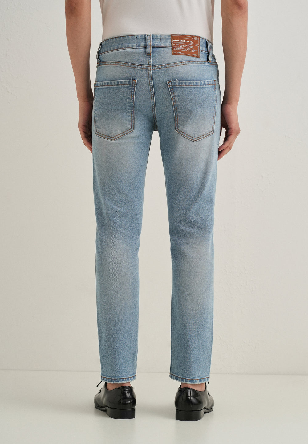 Light Blue Ankle Slim Fit Jeans