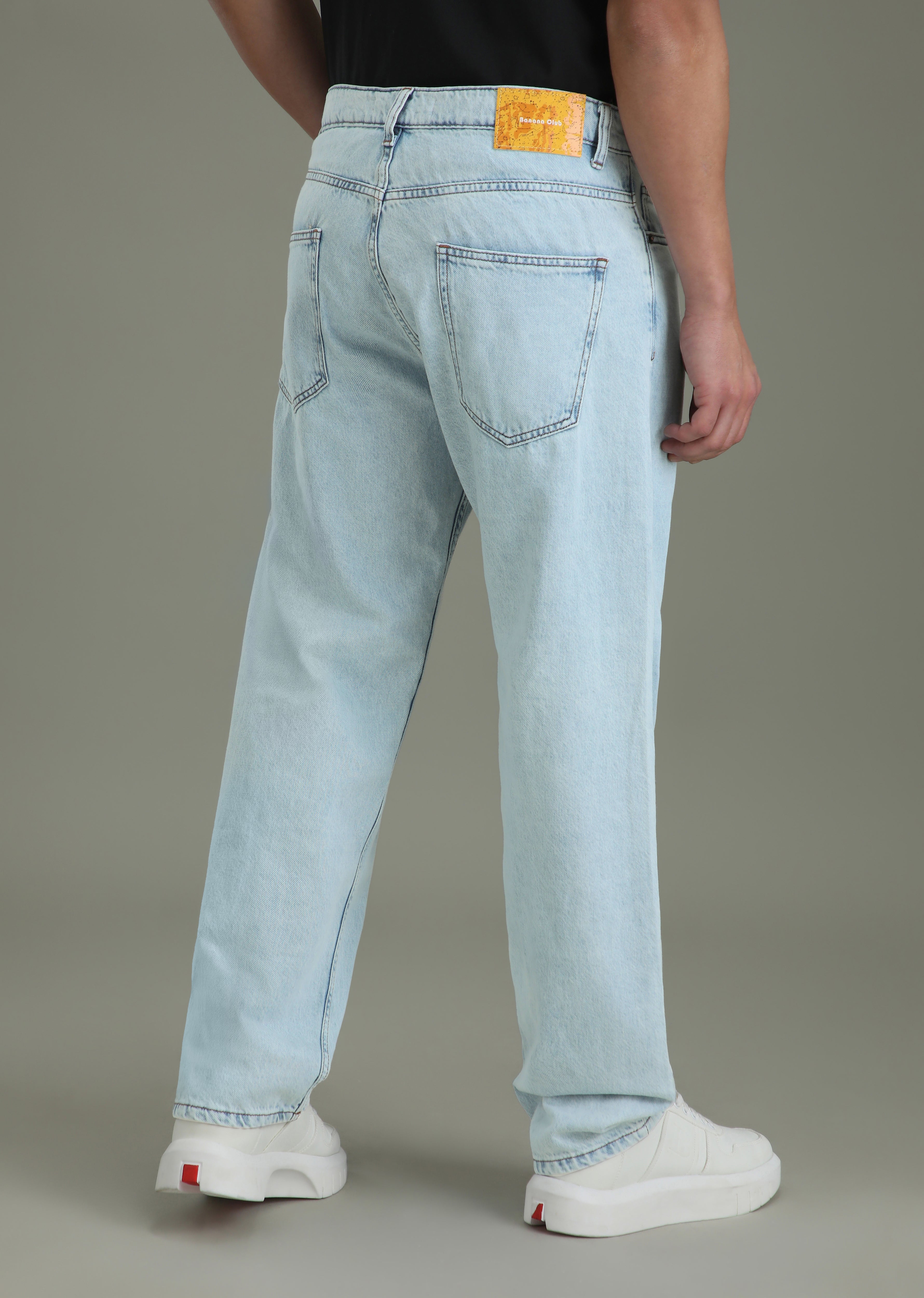 Light Blue Baggy Fit Jeans