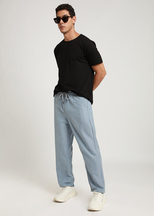 Light Blue Pin Stripe Corduroy Pant