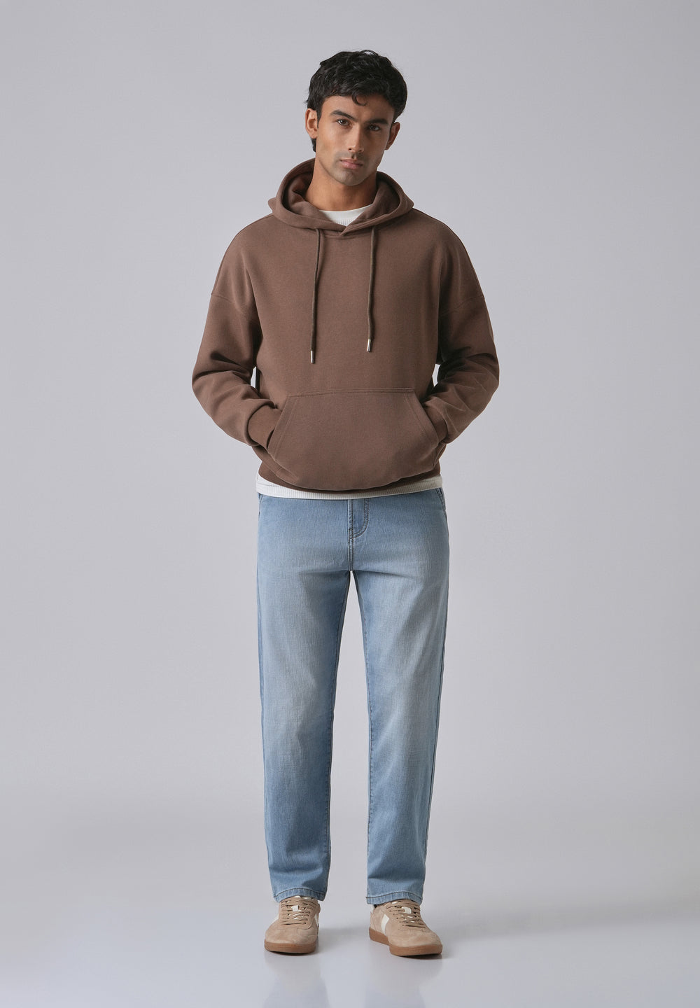 Light Blue Fade Regular Fit Denim