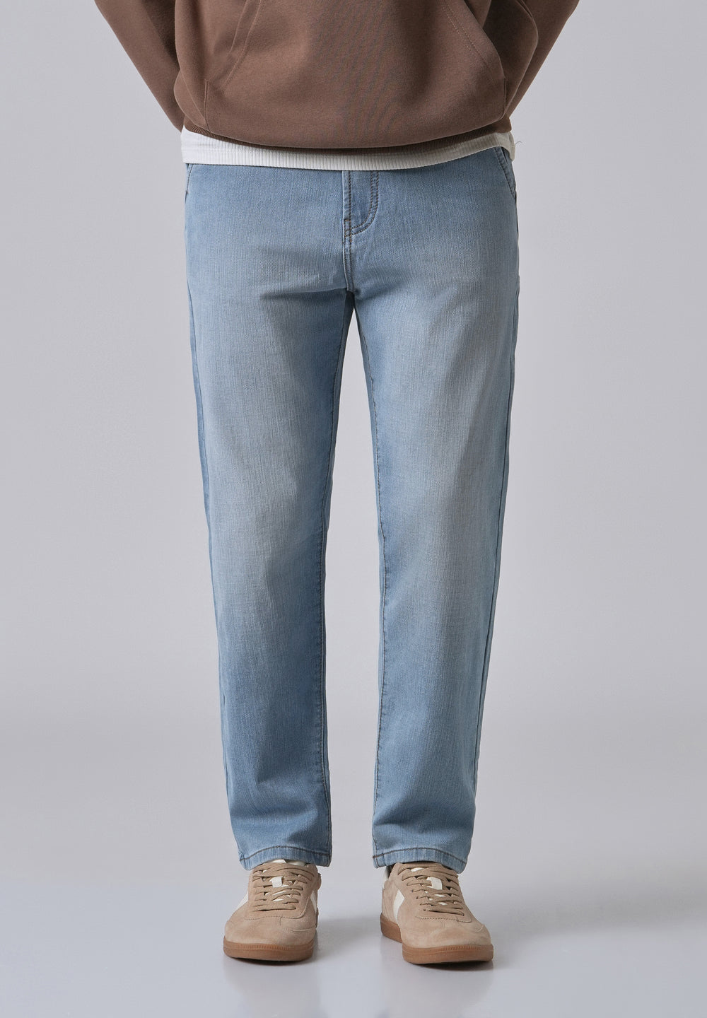 Light Blue Fade Regular Fit Denim