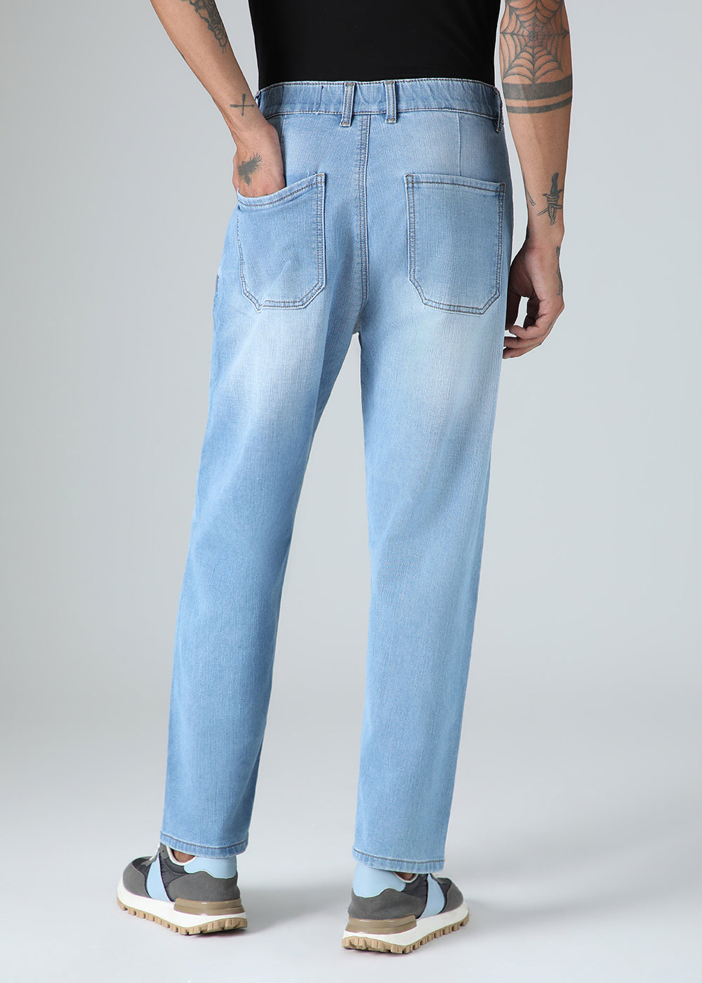 Light Blue Fade Regular Fit Denim