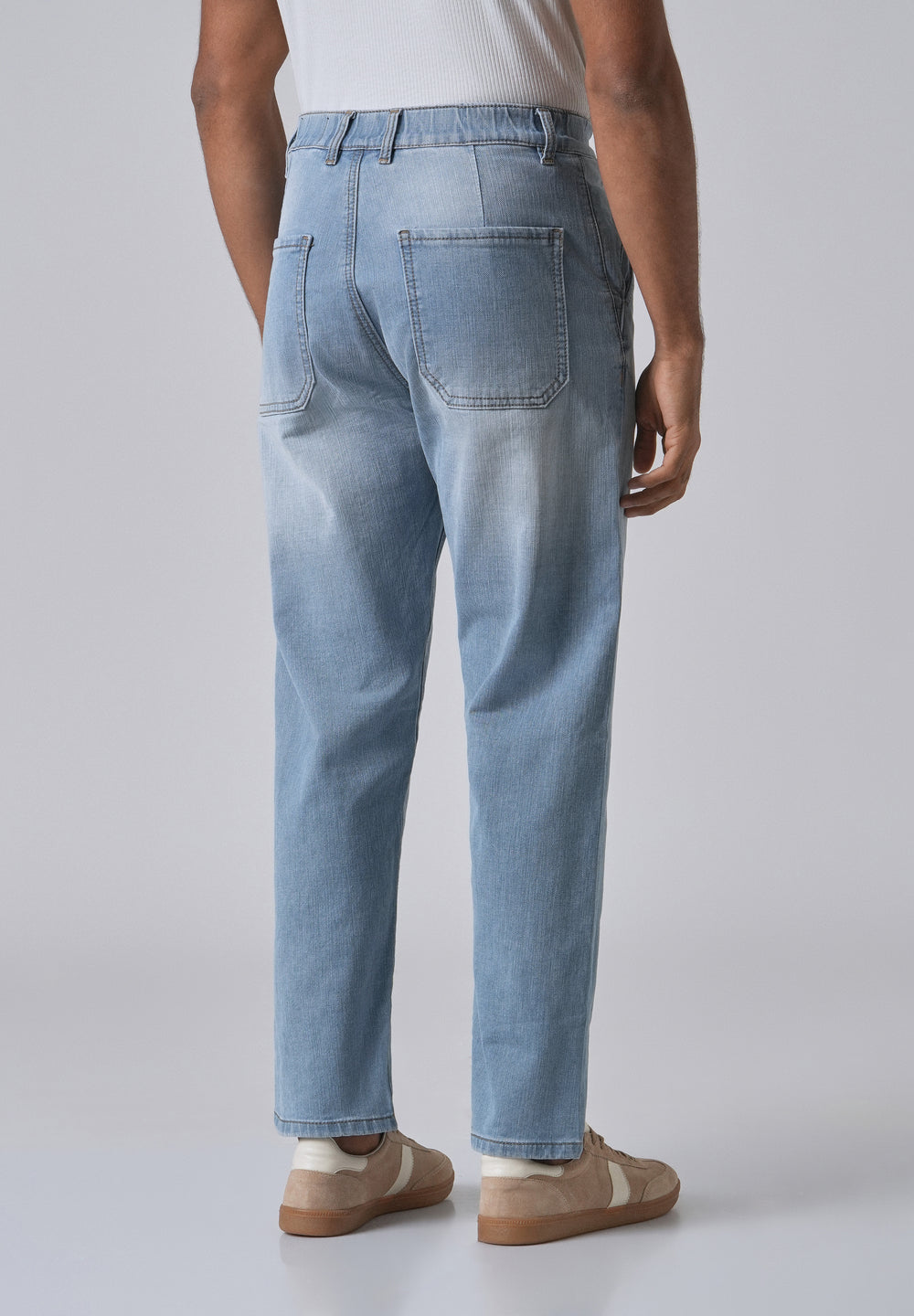 Light Blue Fade Regular Fit Denim