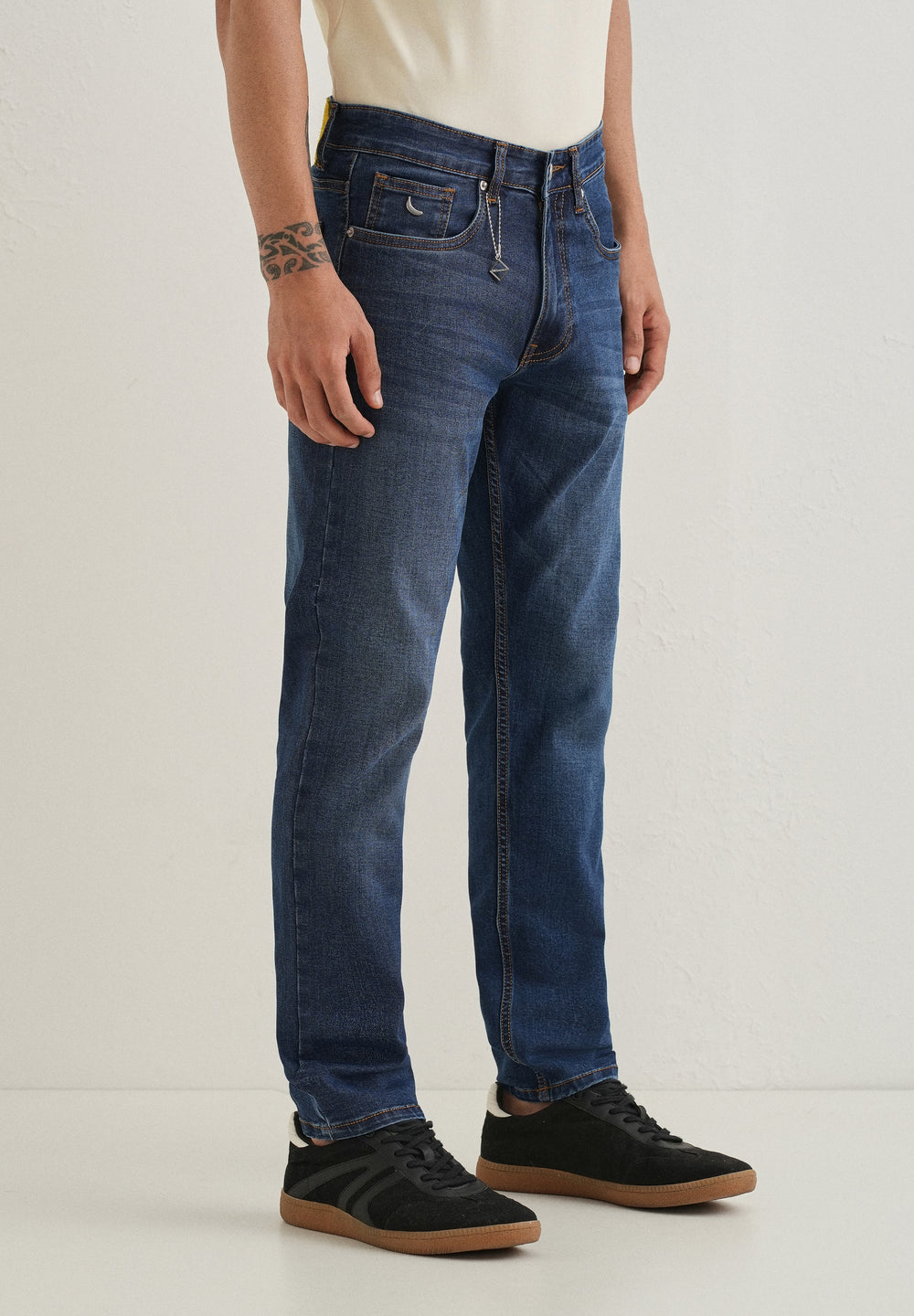Light Blue Fade Ankle Fit Jeans