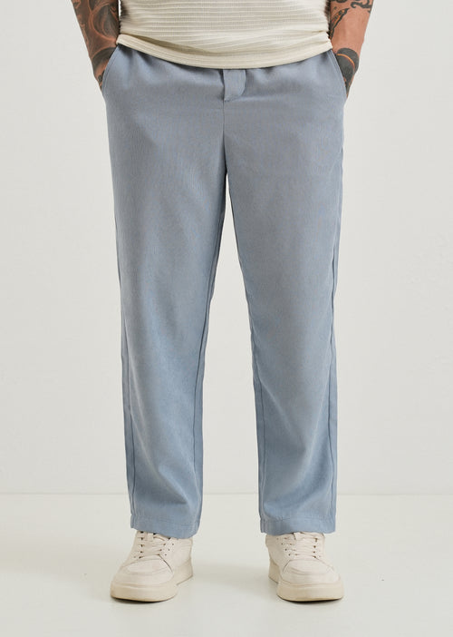 Light Blue Pin Stripe Corduroy Pant