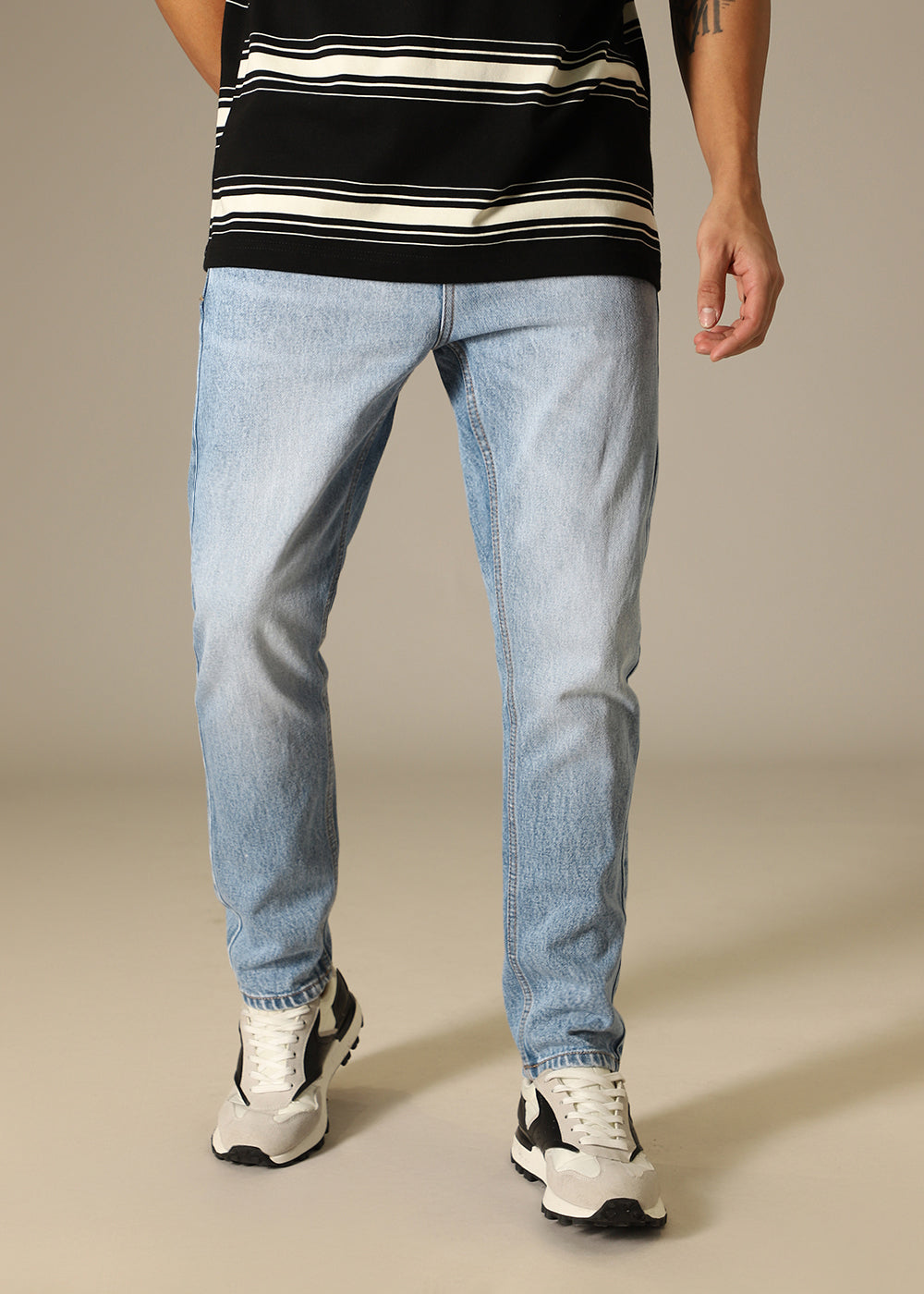 Light Blue Relaxed Fit Denim