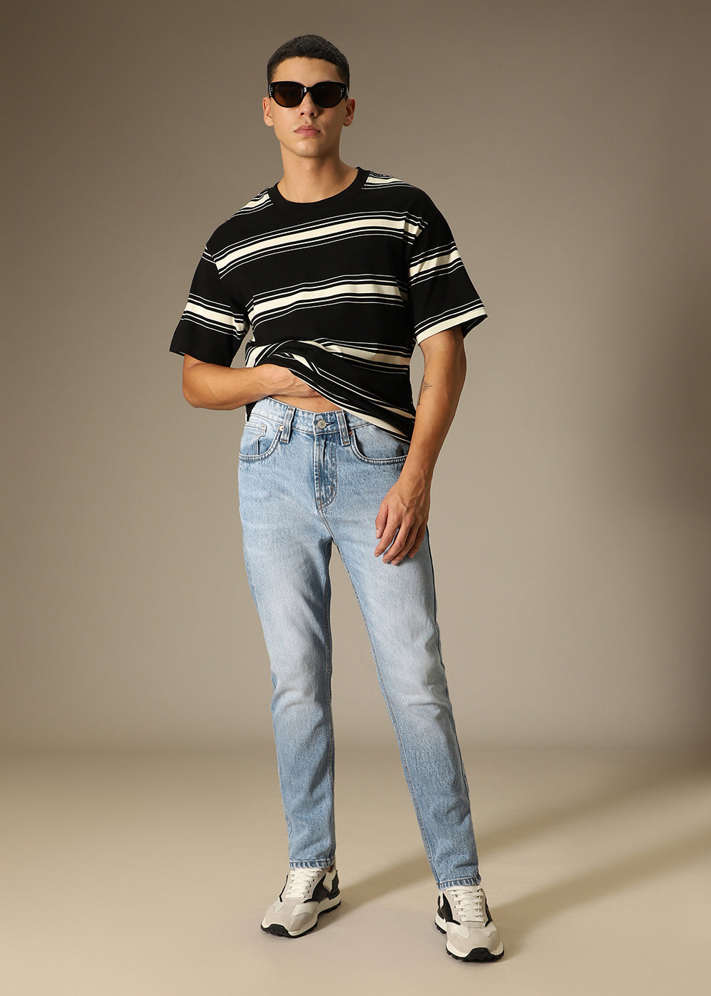 Light Blue Relaxed Fit Denim