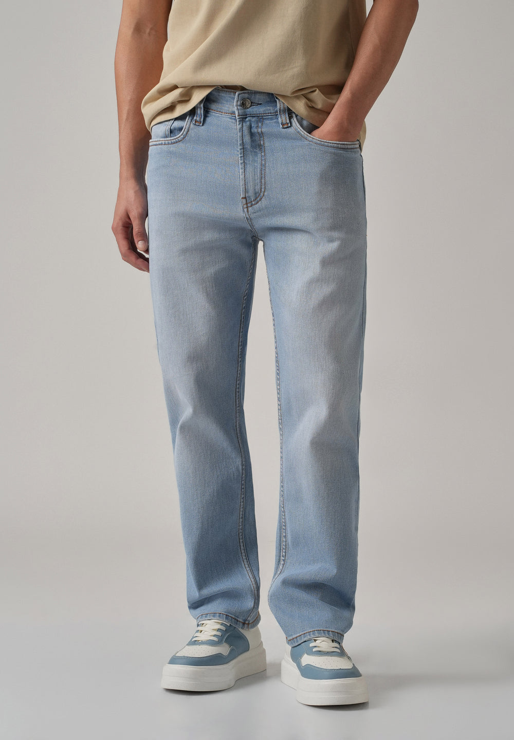 Light Blue Relaxed Fit Jeans
