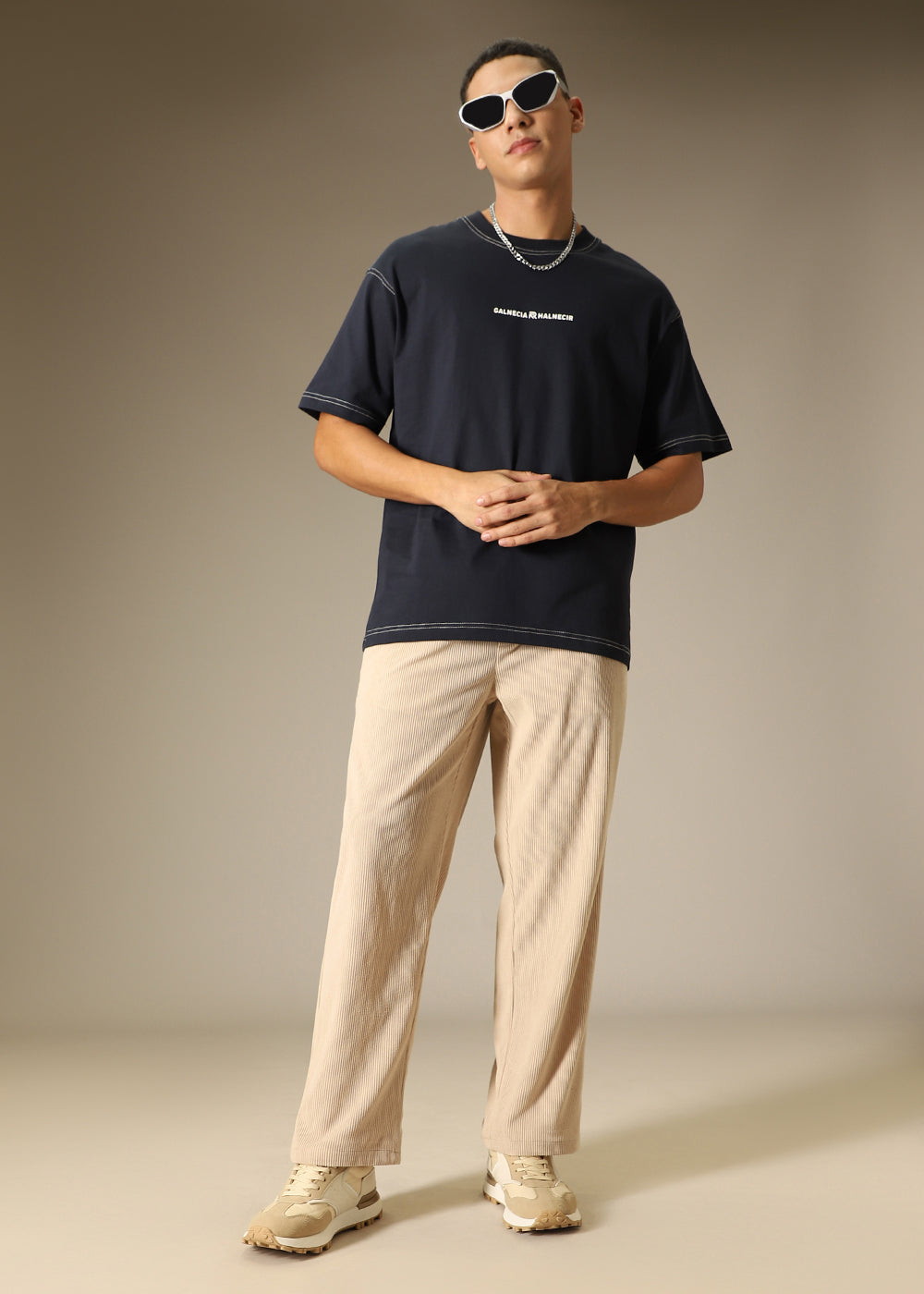 Light Cream Corduroy Pant