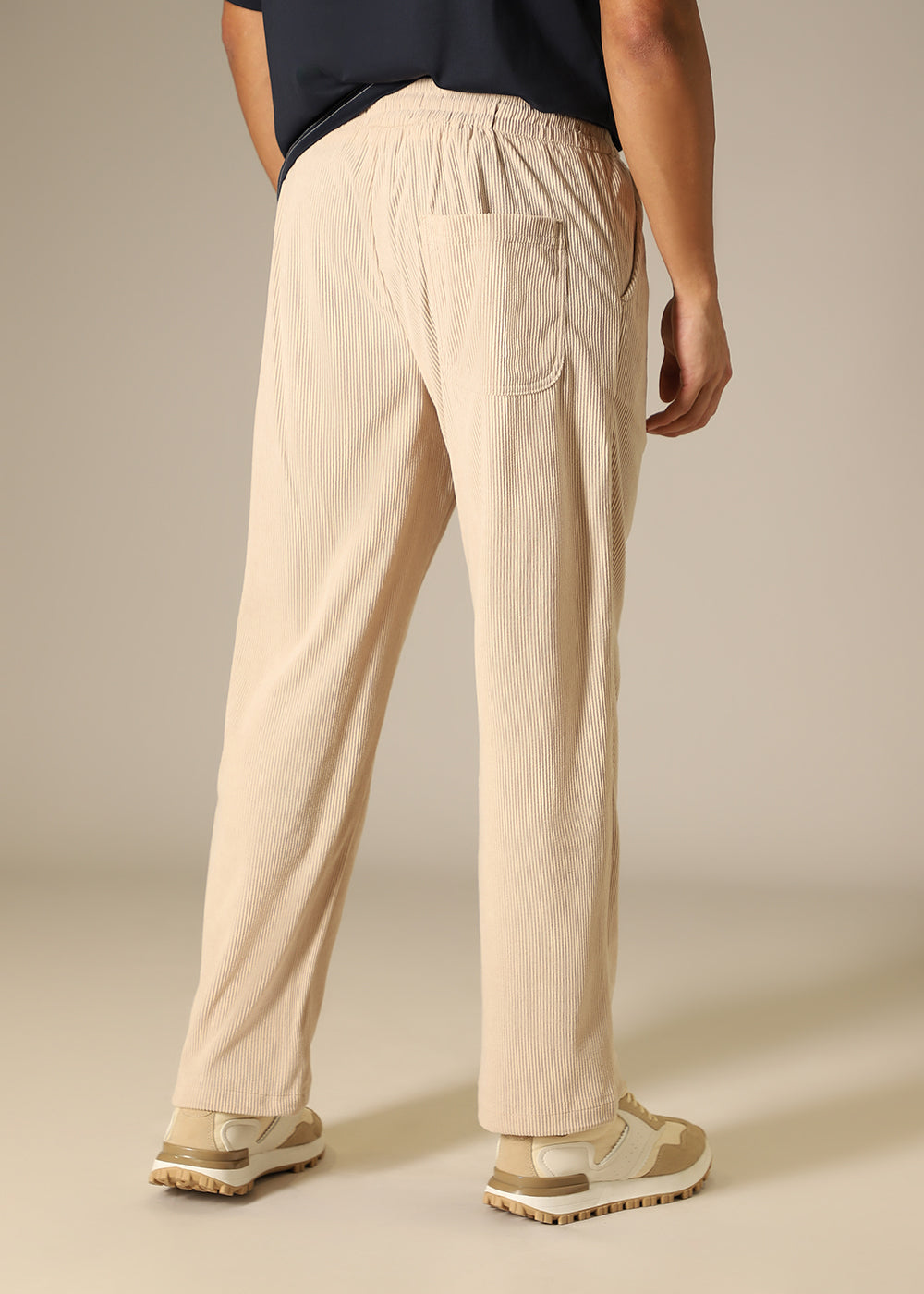Light Cream Corduroy Pant