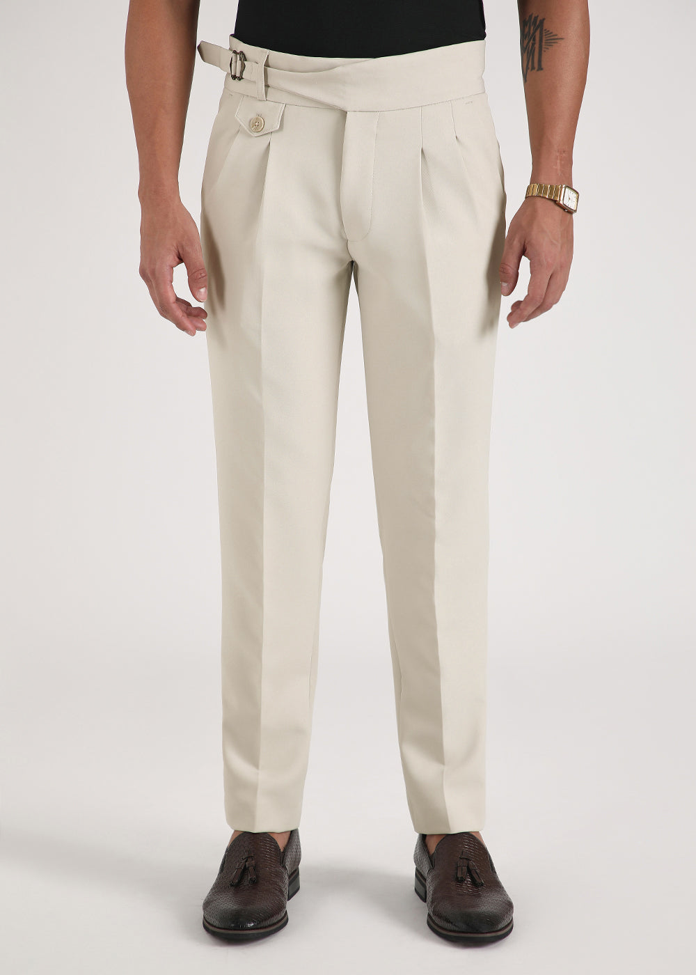 Light Cream Gurkha Pant