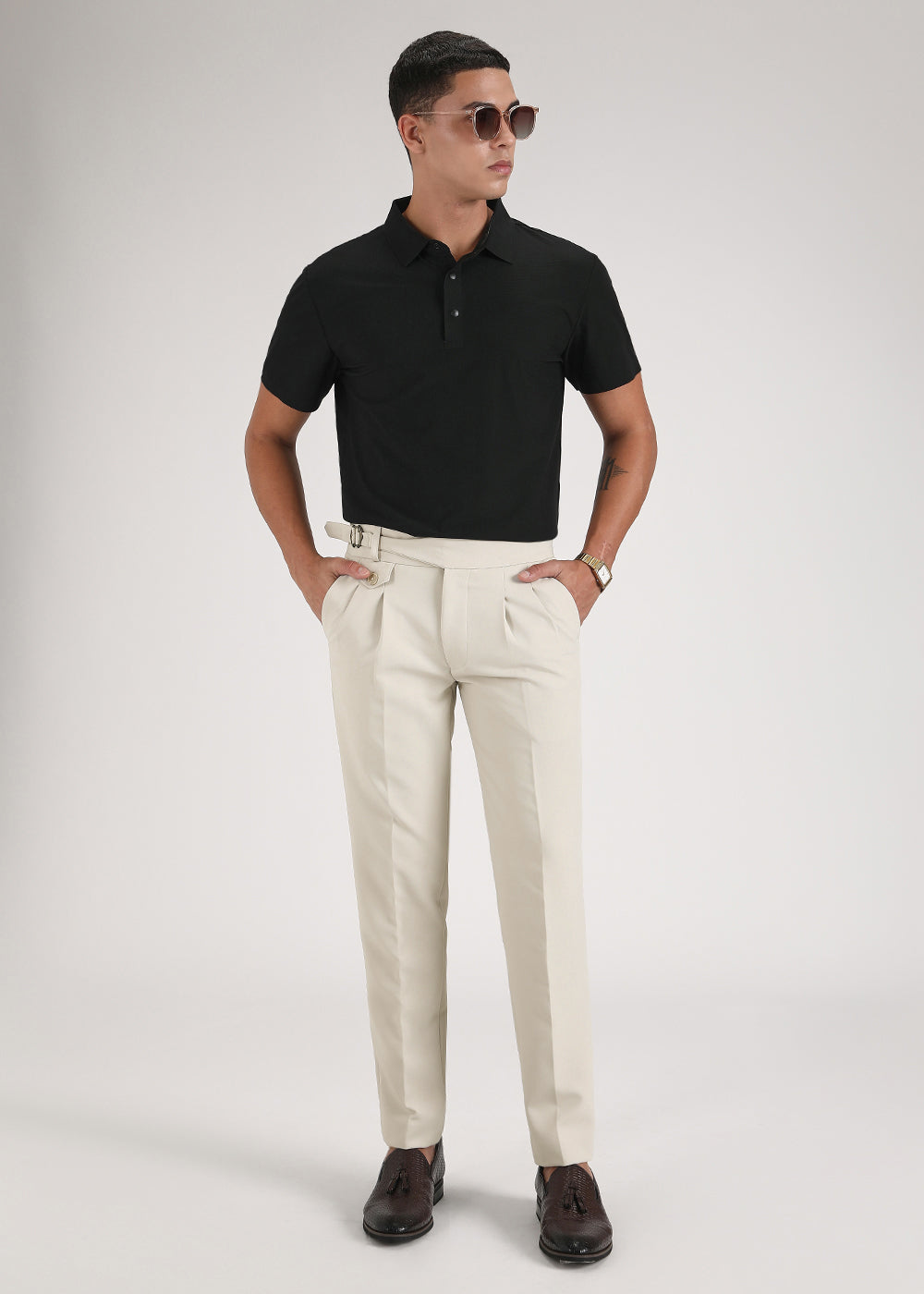 Light Cream Gurkha Pant