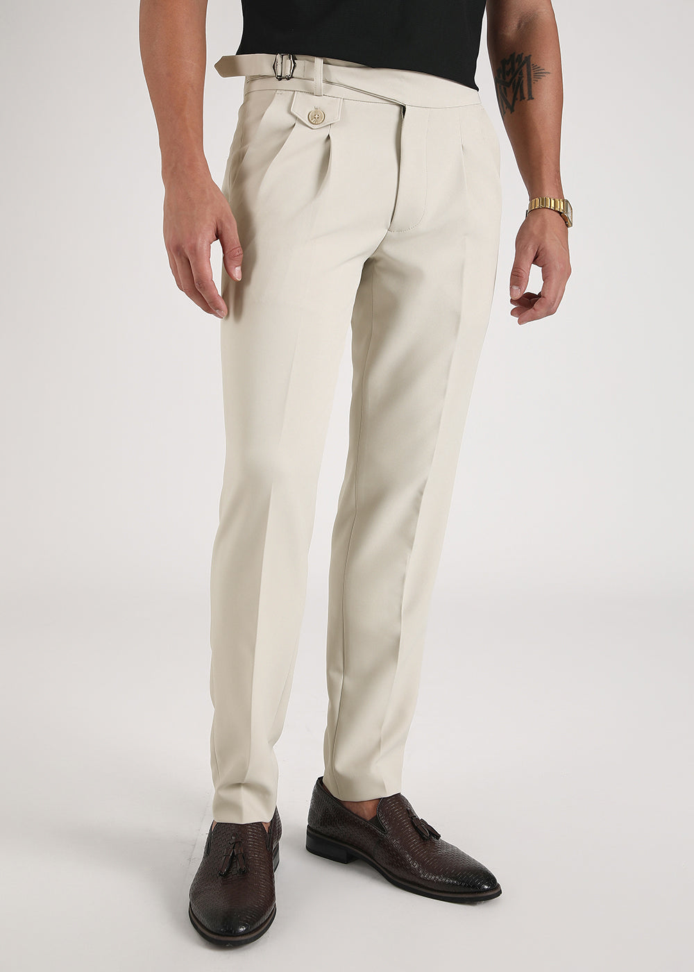 Light Cream Gurkha Pant