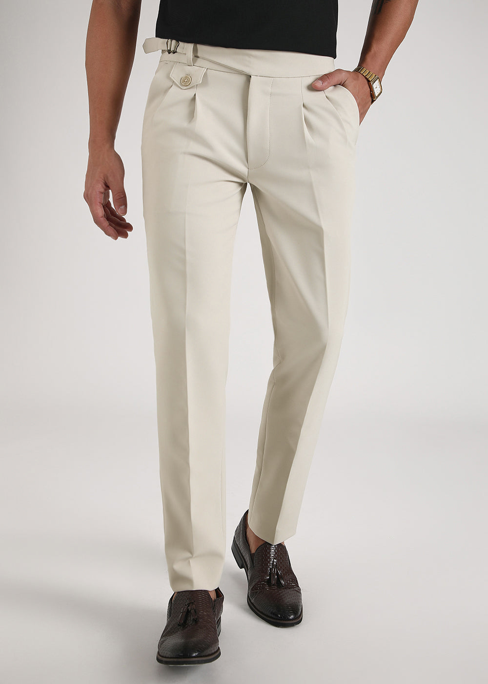 Light Cream Gurkha Pant