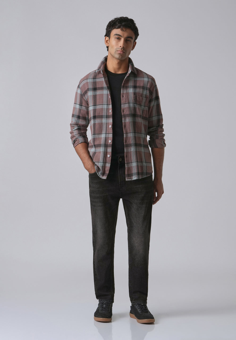 Light Fade Grey Slim Fit Denim