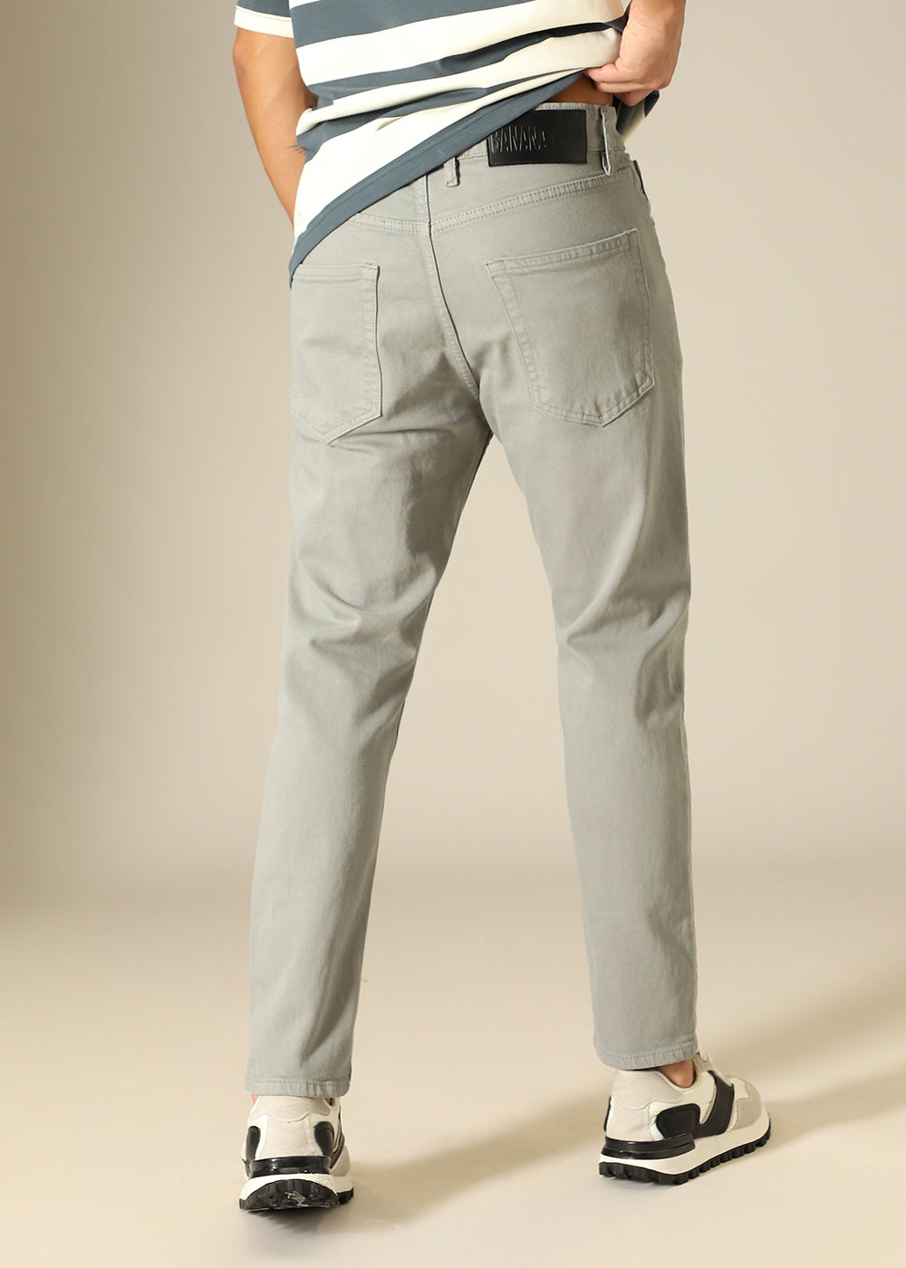 Grey Carrot Fit Denim