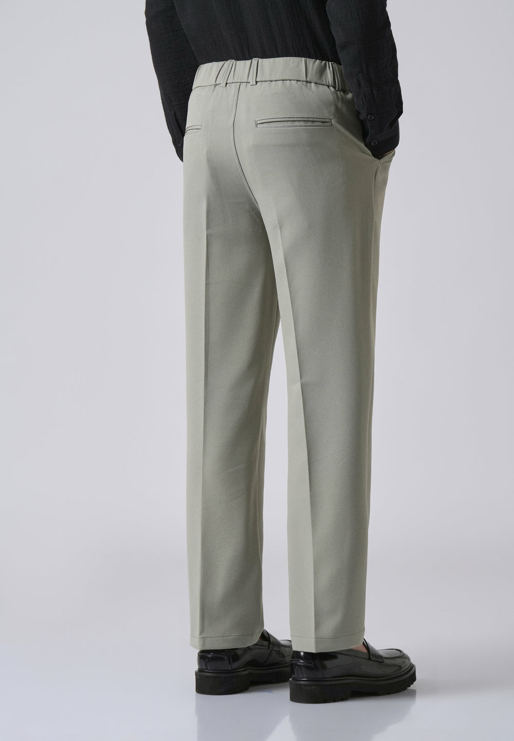 Light Green Relaxed Fit Trousers