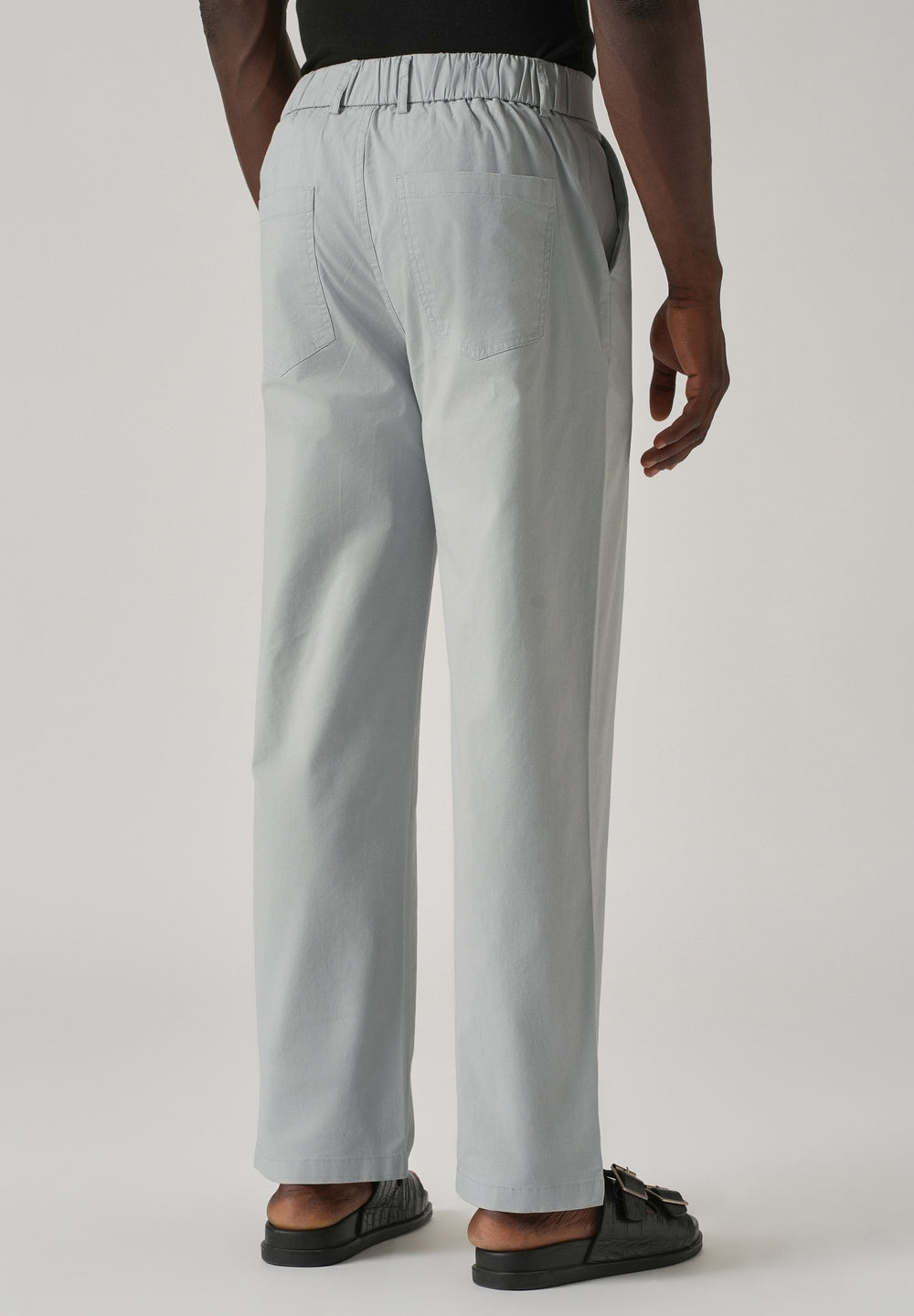 Baggy Fit Light Grey Chinos