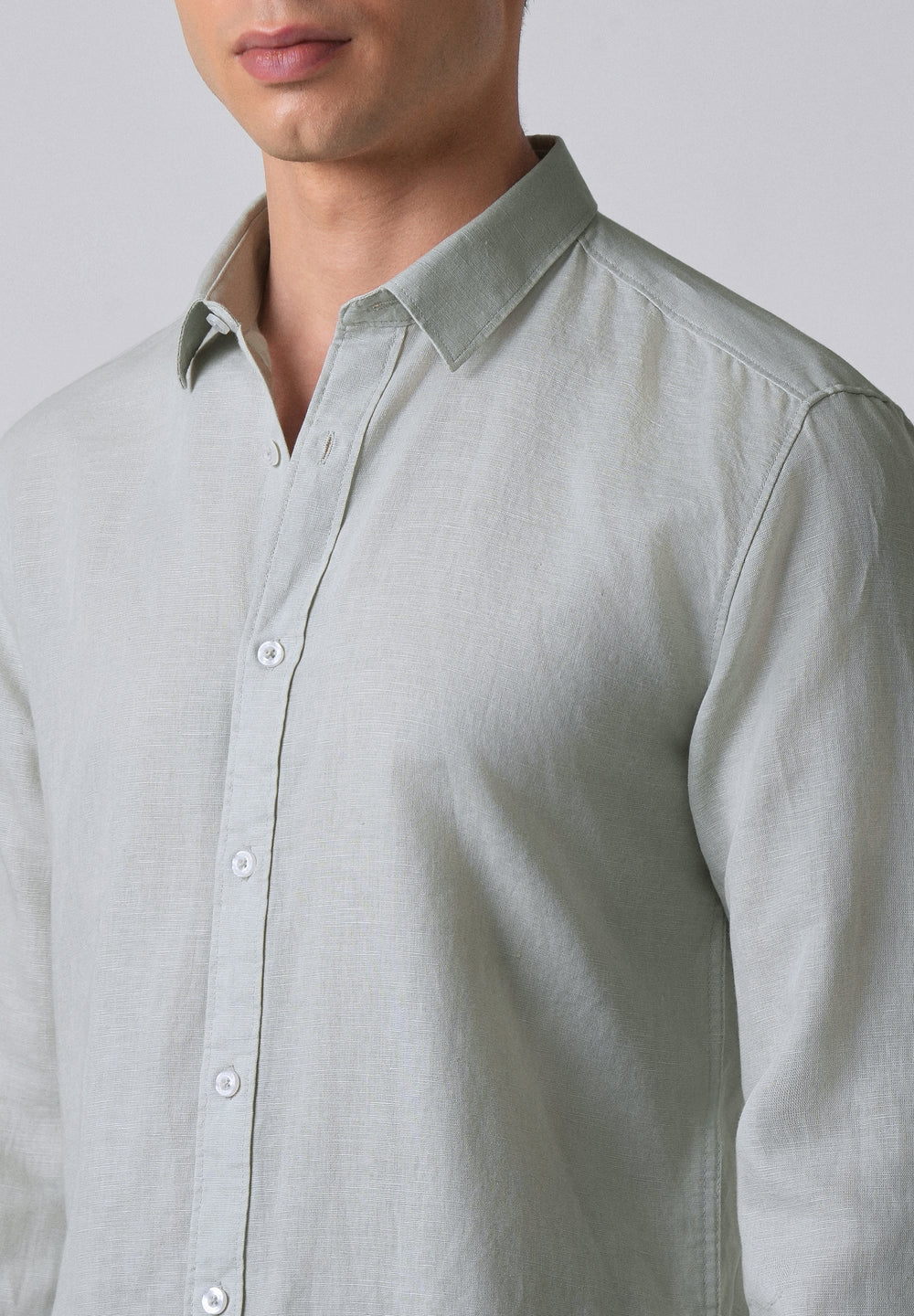 Light Grey Linen Shirt