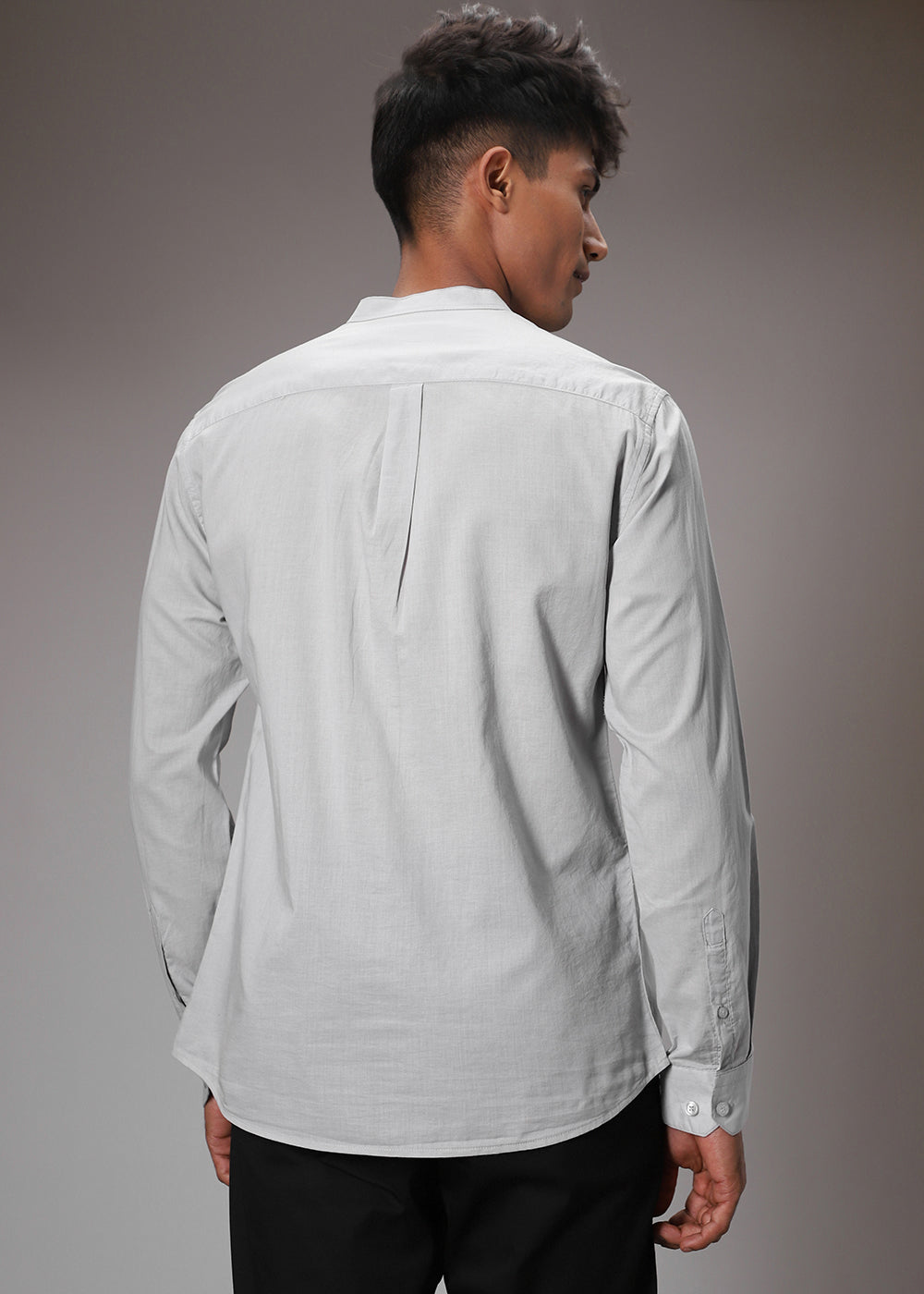 Light Grey Cotton Shirt