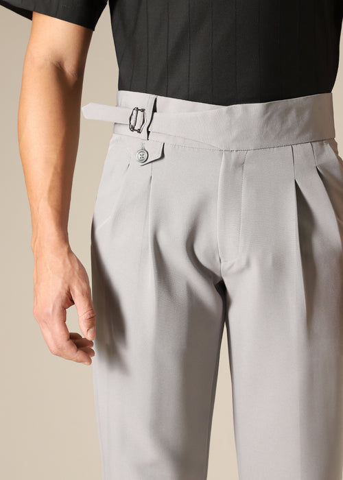 Light Grey Gurkha Pant