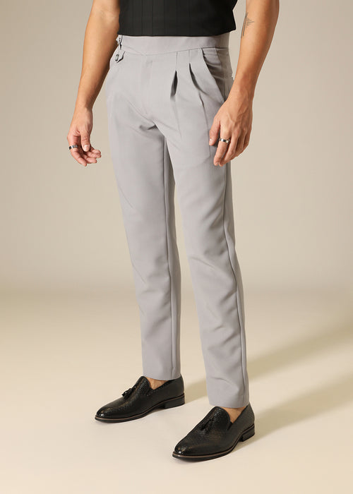 Light Grey Gurkha Pant