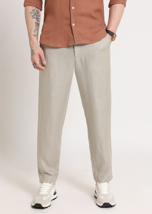 Light Grey Linen Pant