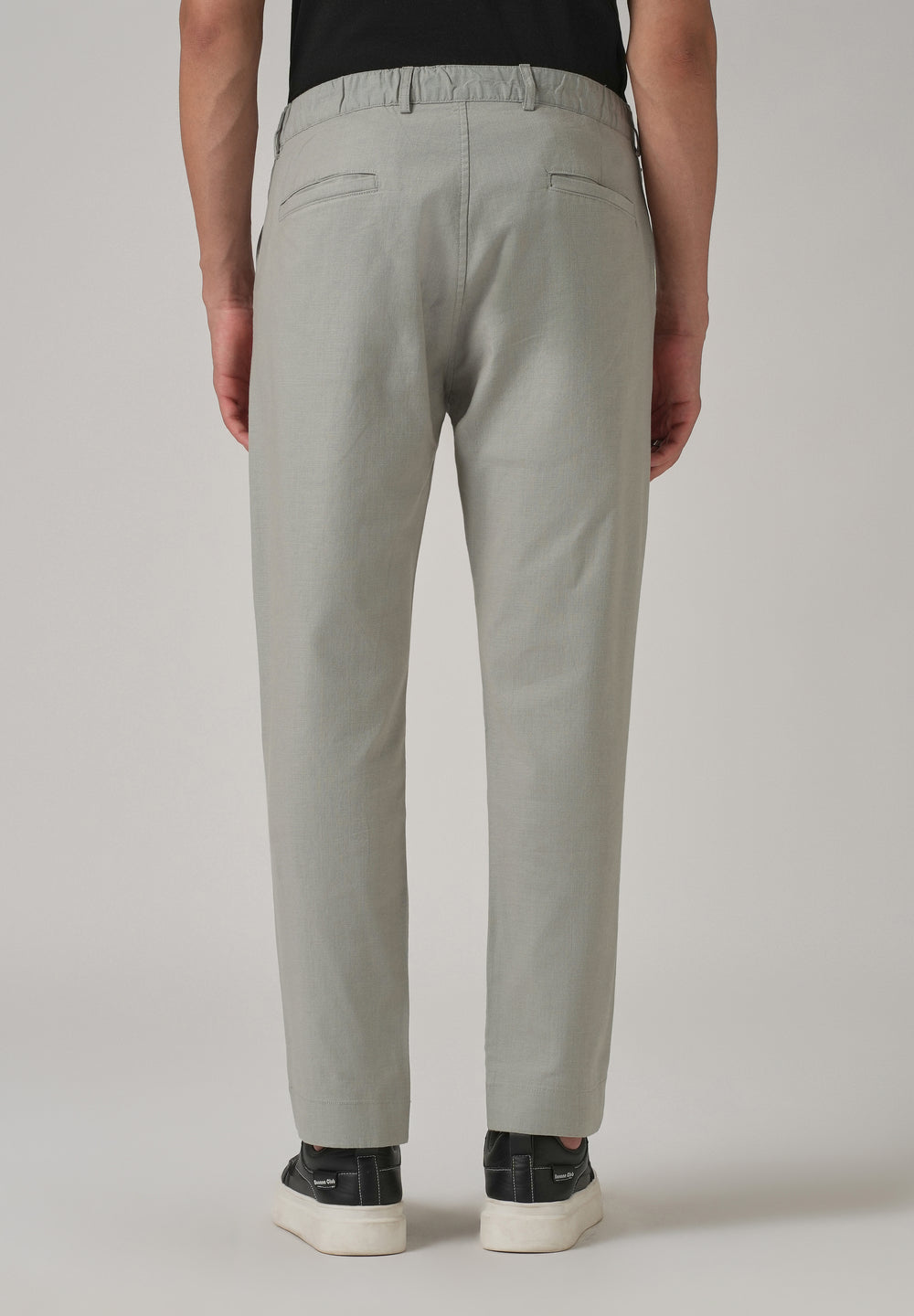 Light Grey Cotton Trouser