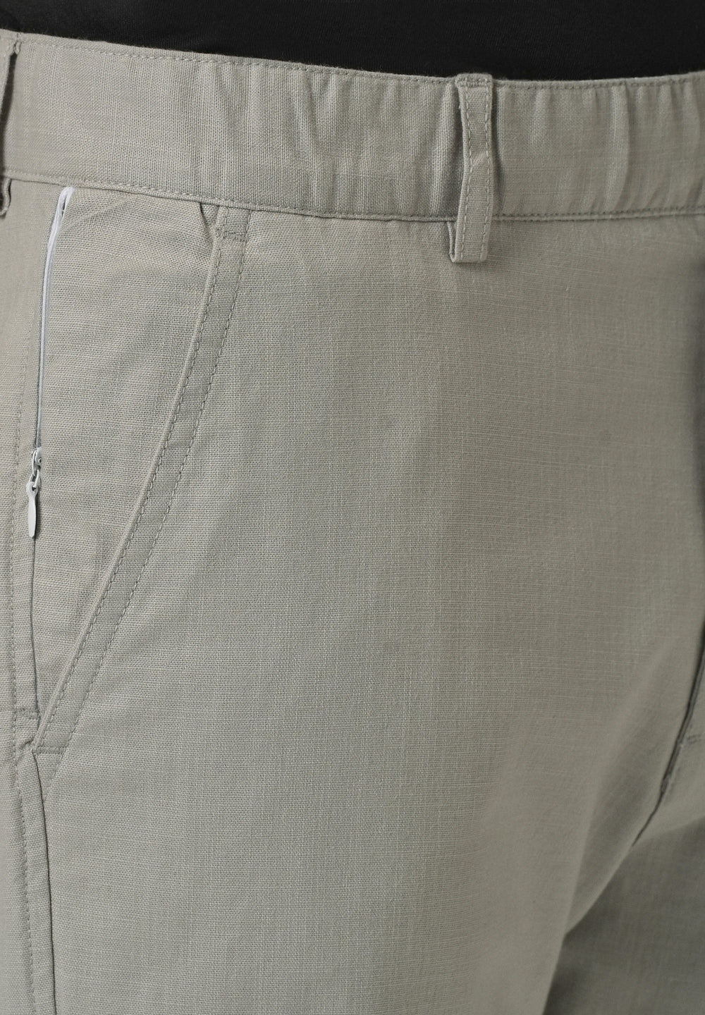 Light Grey Cotton Trouser