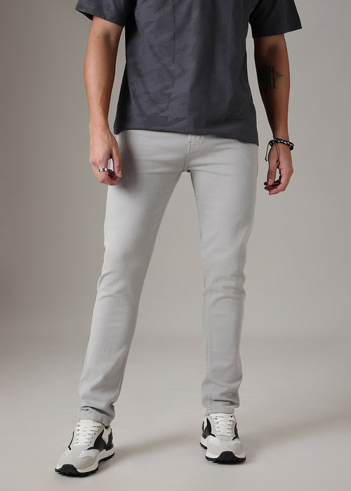 Light Grey Slim Fit Denim