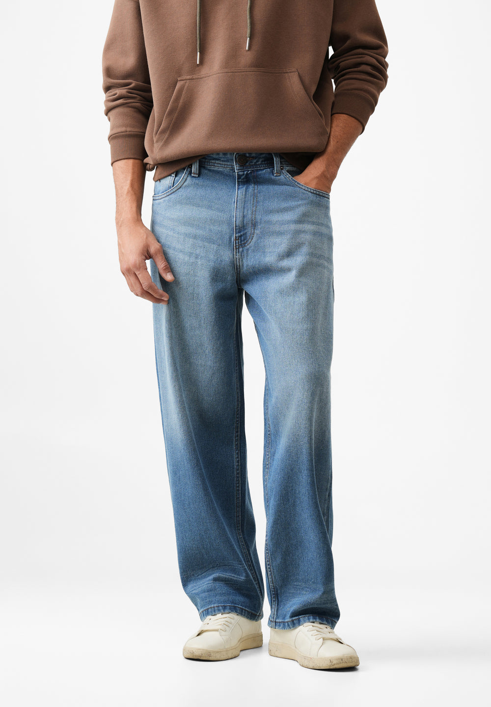 Light Indigo Baggy Fit Jeans