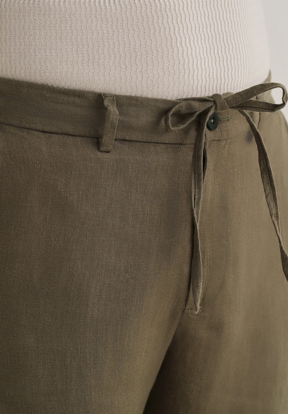 Light Olive Linen Pant