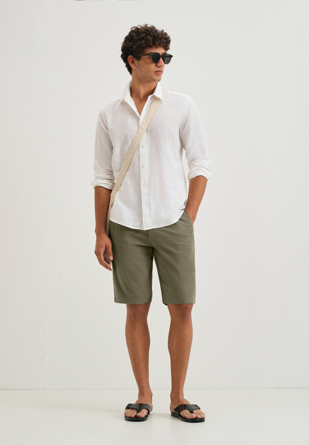 Light Olive Shorts