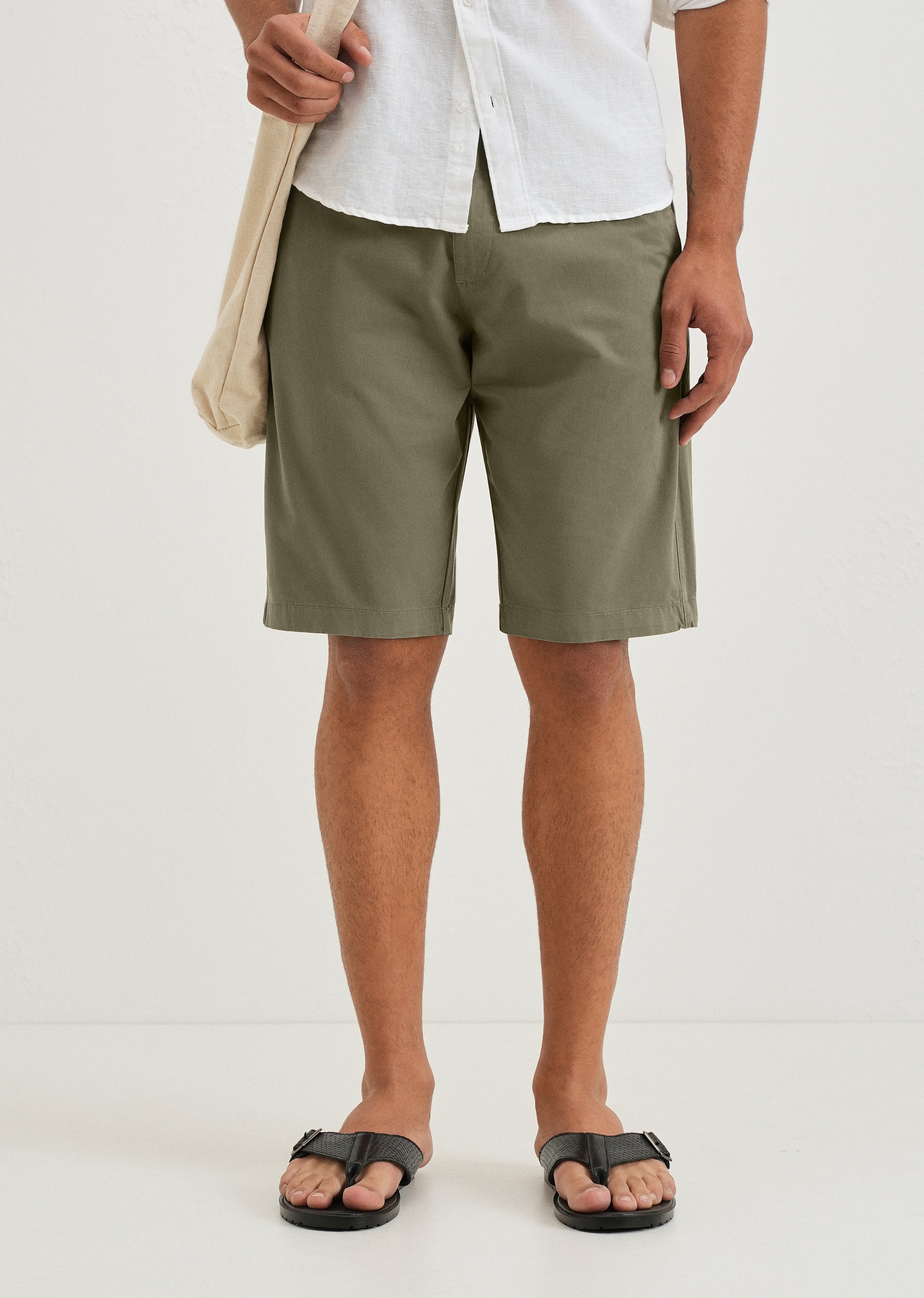 Light Olive Shorts