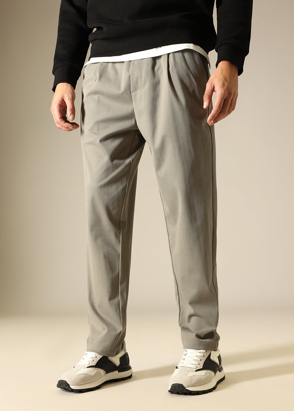 Light Olive Reguar Fit Trouser