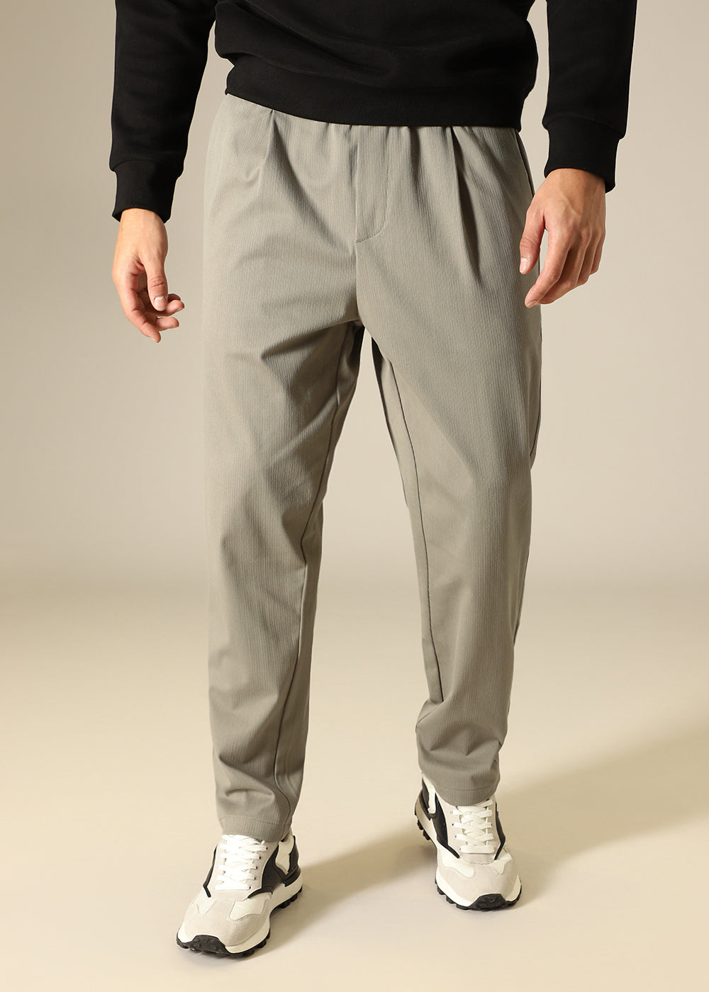 Light Olive Reguar Fit Trouser