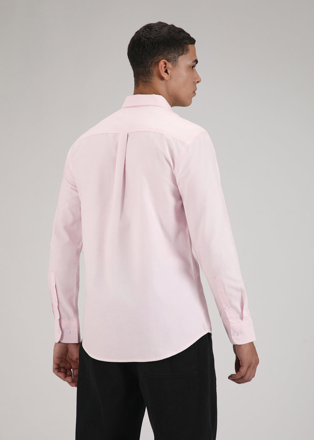 Light Pink Cotton Oxford Shirt