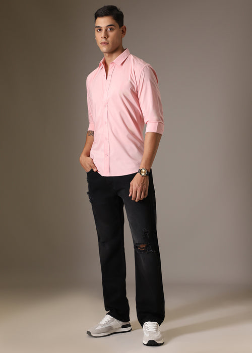 Light Pink Cotton Shirt