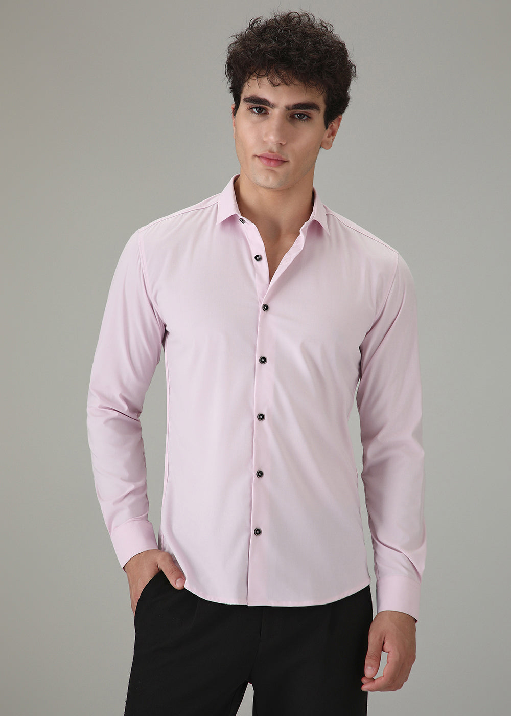 Light Pink Wrinkle Free Shirt