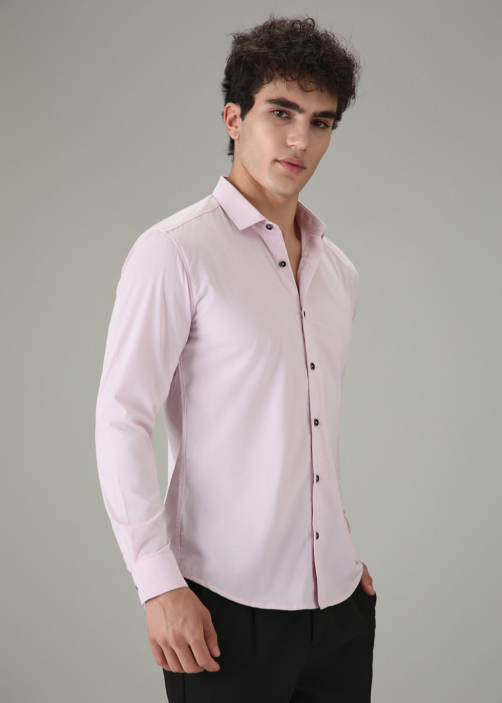 Light Pink Wrinkle Free Shirt