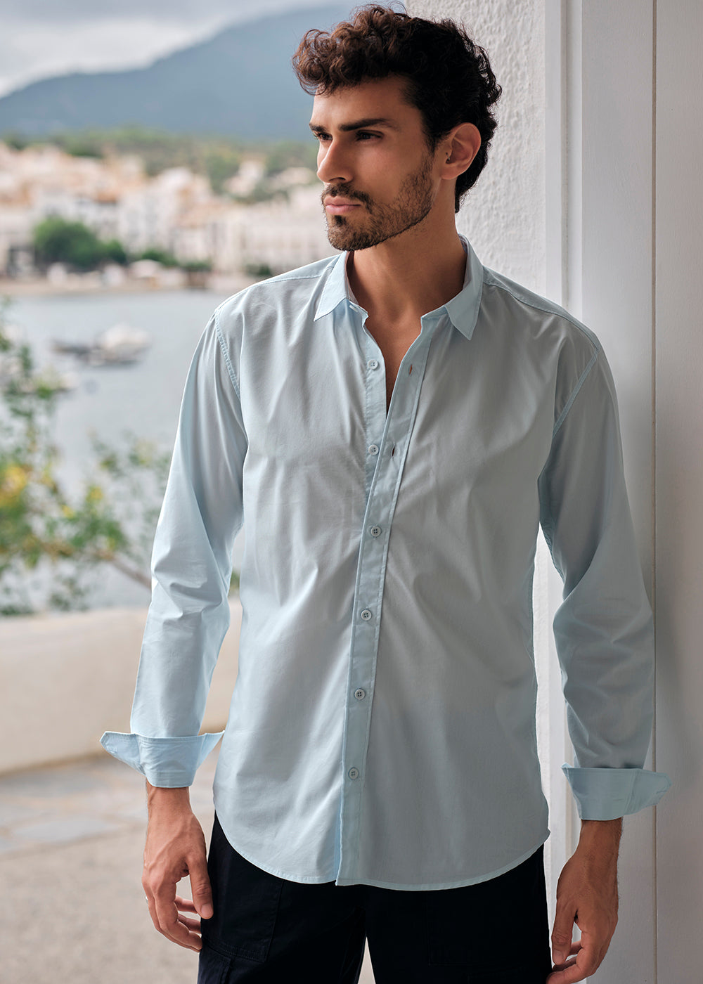 Light Blue Cotton Shirt