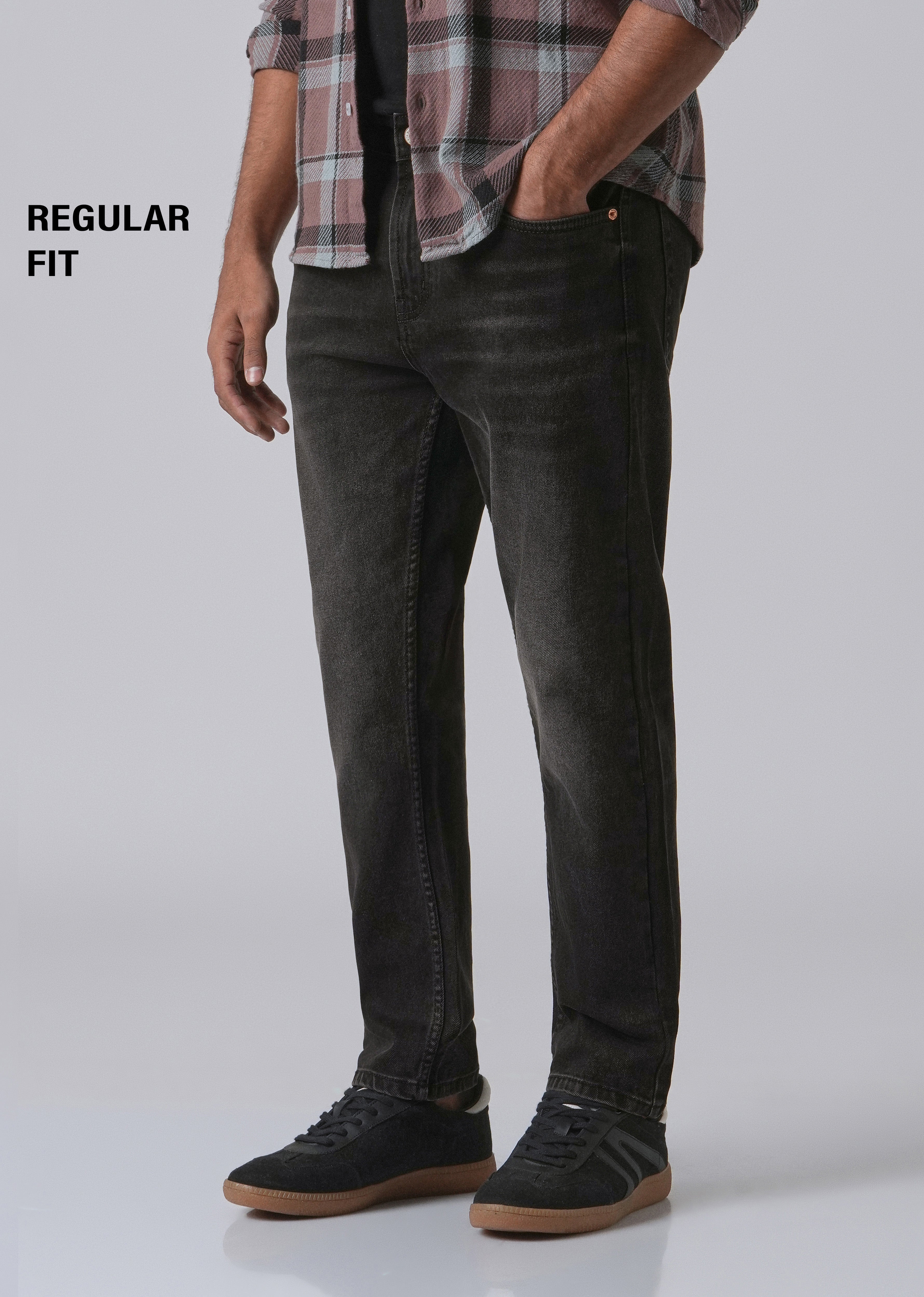 Light Fade Grey Slim Fit Denim