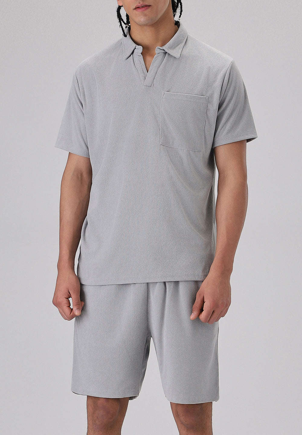 Light Grey Knitted Co-ord Set