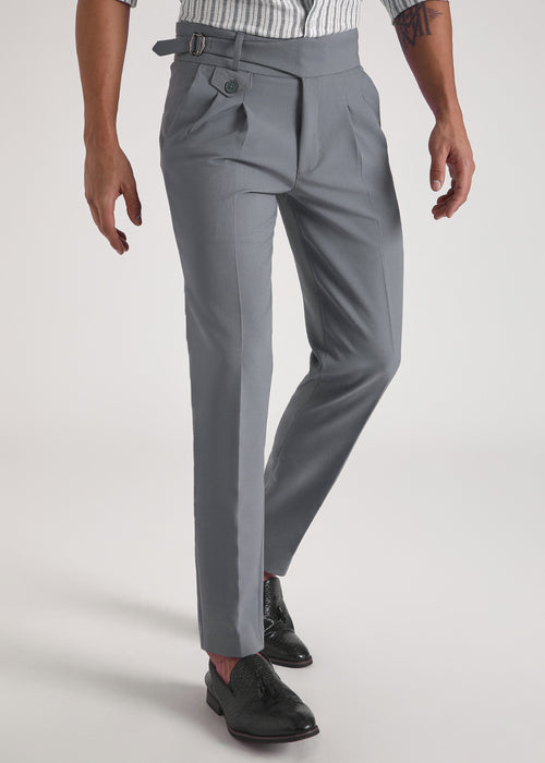 Malone Grey Gurkha Pant