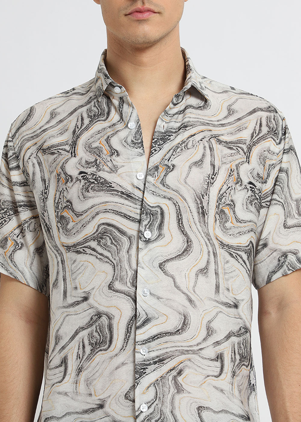 Marble Mirage Printed Shirt