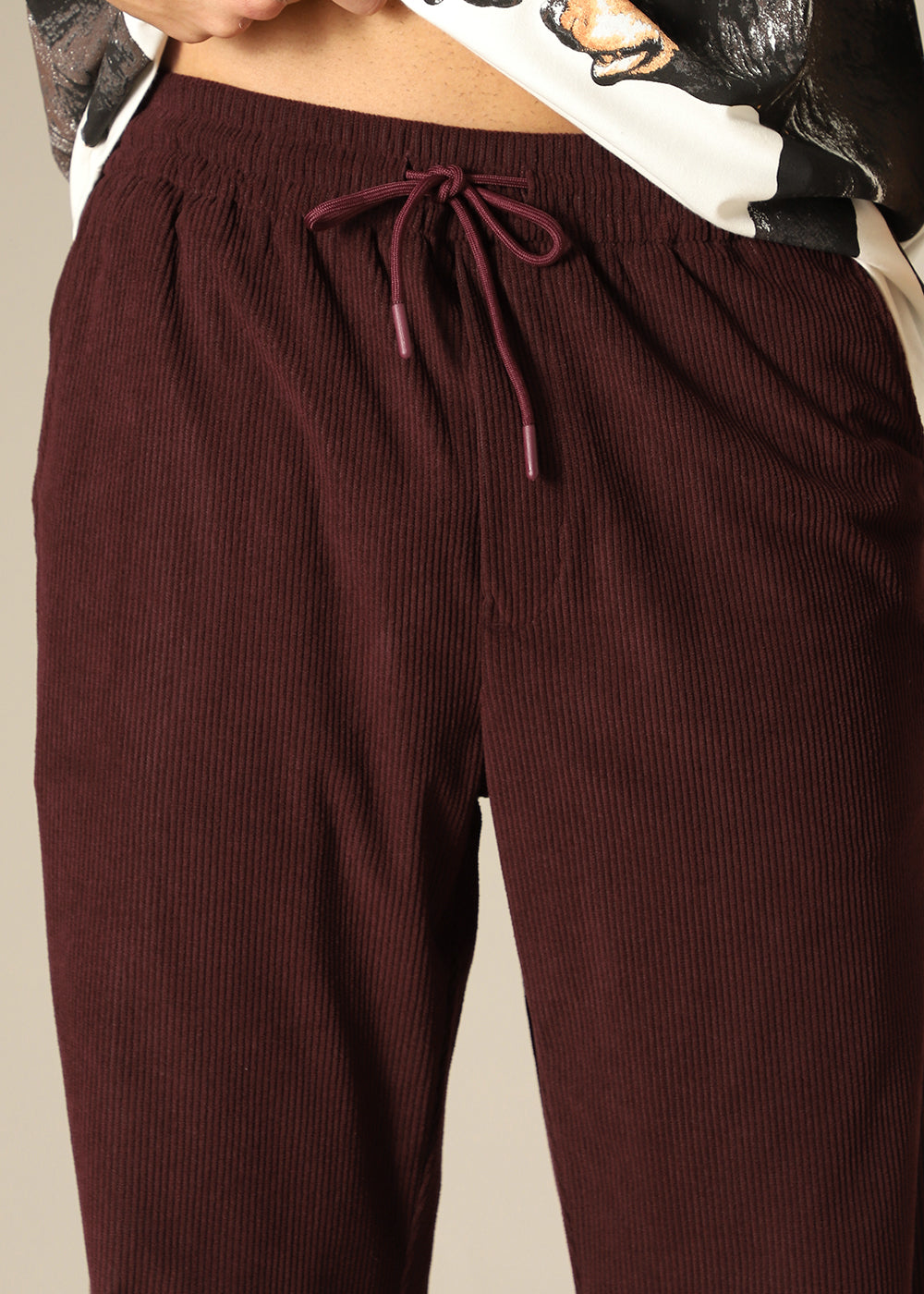 Maroon Corduroy Pant